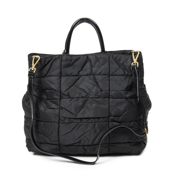 Prada Naplak-Trimmed Tessuto Bomber Tote - Picture 4 of 8